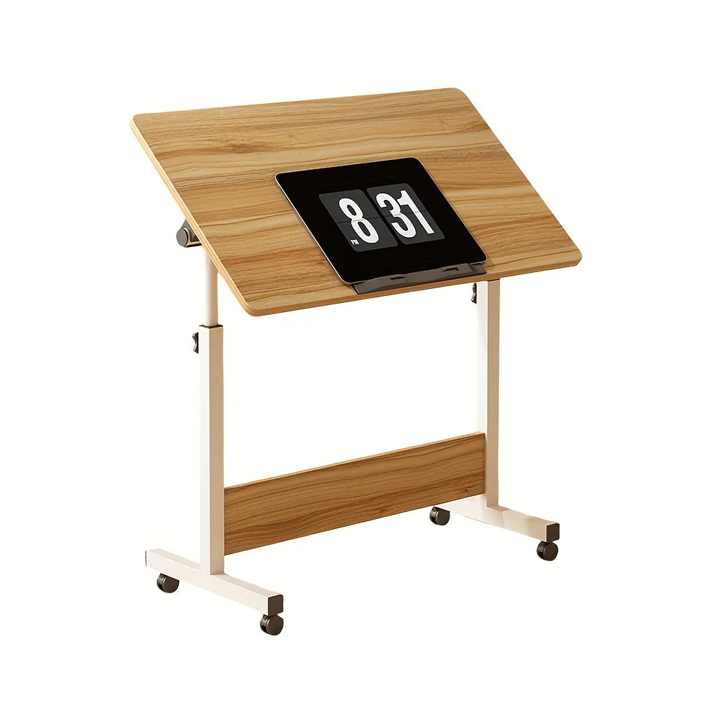 Adjustable Height Standing Desk with Lockable Wheels | Home Office
