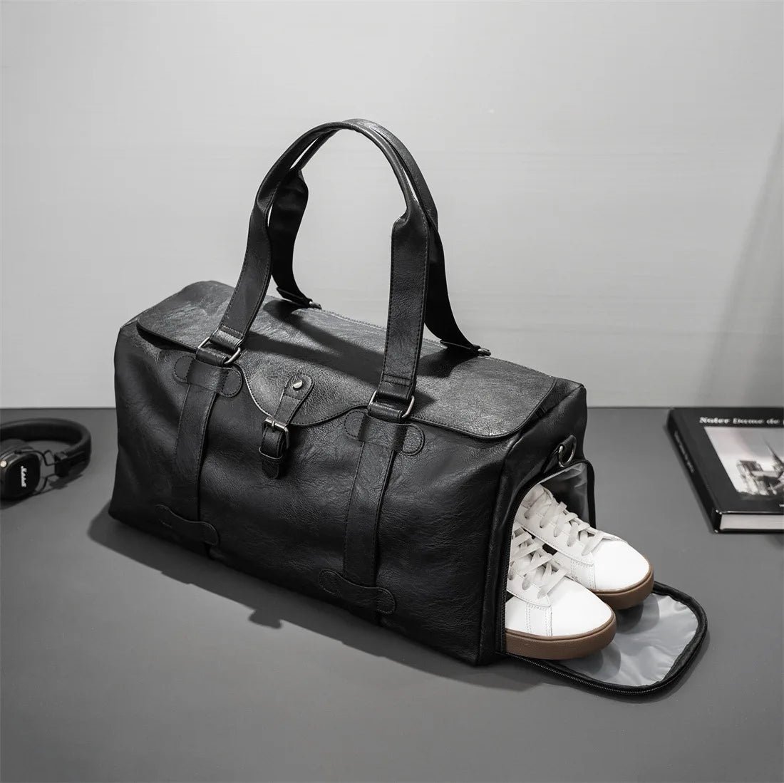 Men's Fashion Travel Tote Bag | Large Capacity Gym & Luggage Tote
