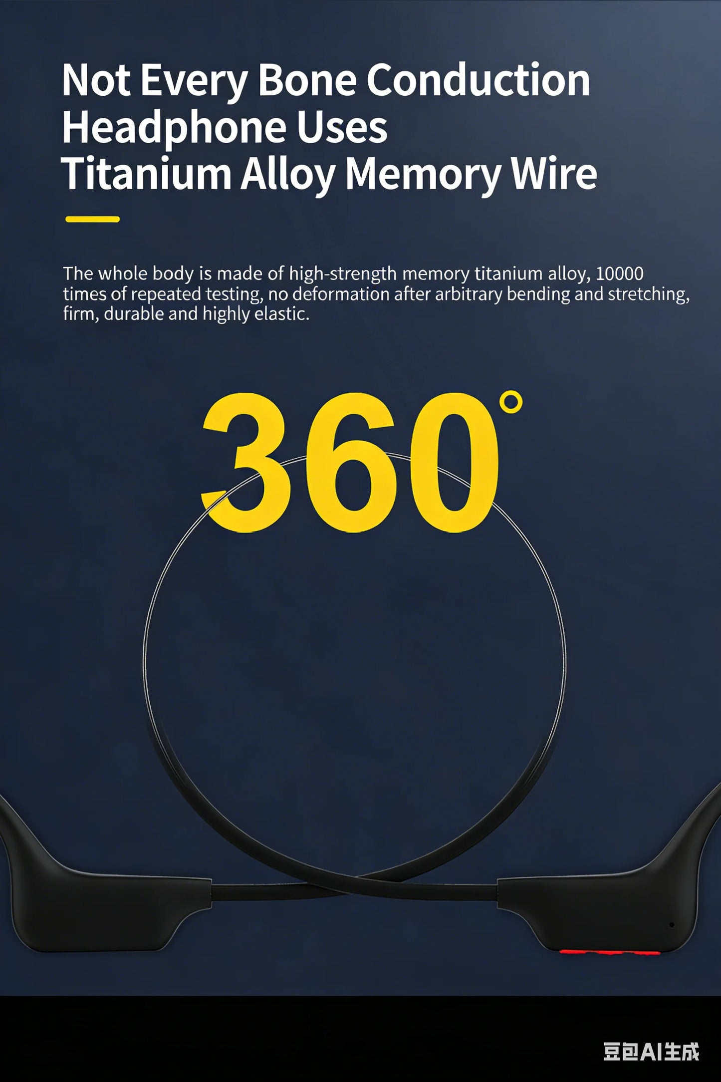 Open Ear Bone Conduction Headphones | Waterproof & 32GB Memory