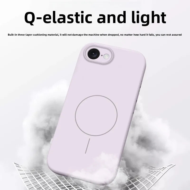 Magnetic Silicone Case for iPhone 17e & 16e | Drop-Proof & Stylish
