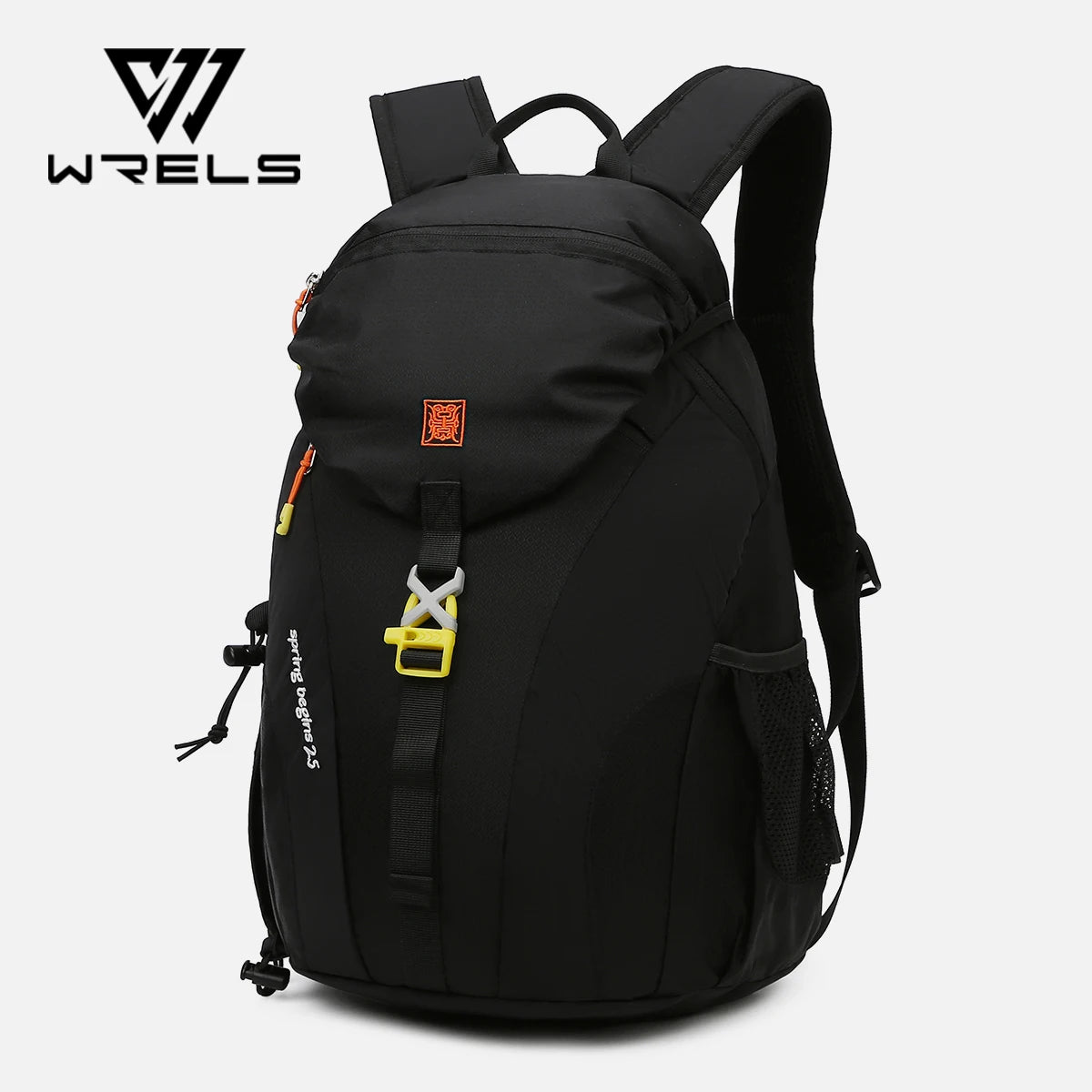 WRELS Outdoor Mountaineering Backpack Large Capacity Sports Backpack Waterproof Folding Schoolbag Ultra-light Cycling Traveling