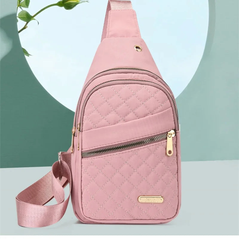 Women's Multi-Layer Embroidered Backpack | Casual Outdoor Style
