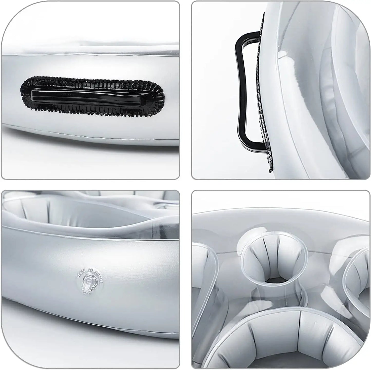 Inflatable Pool Drink Holder | Summer Party Float Cooler Tray