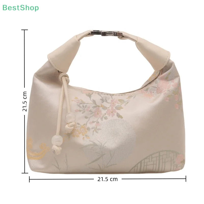 Bolso de mano bordado elegante de estilo chino | Bandolera versátil