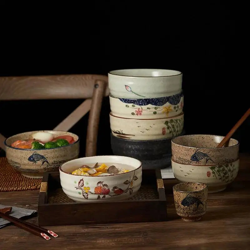 Elegante Bol de Cerámica para Ramen | Perfecto para Sopas y Fideos
