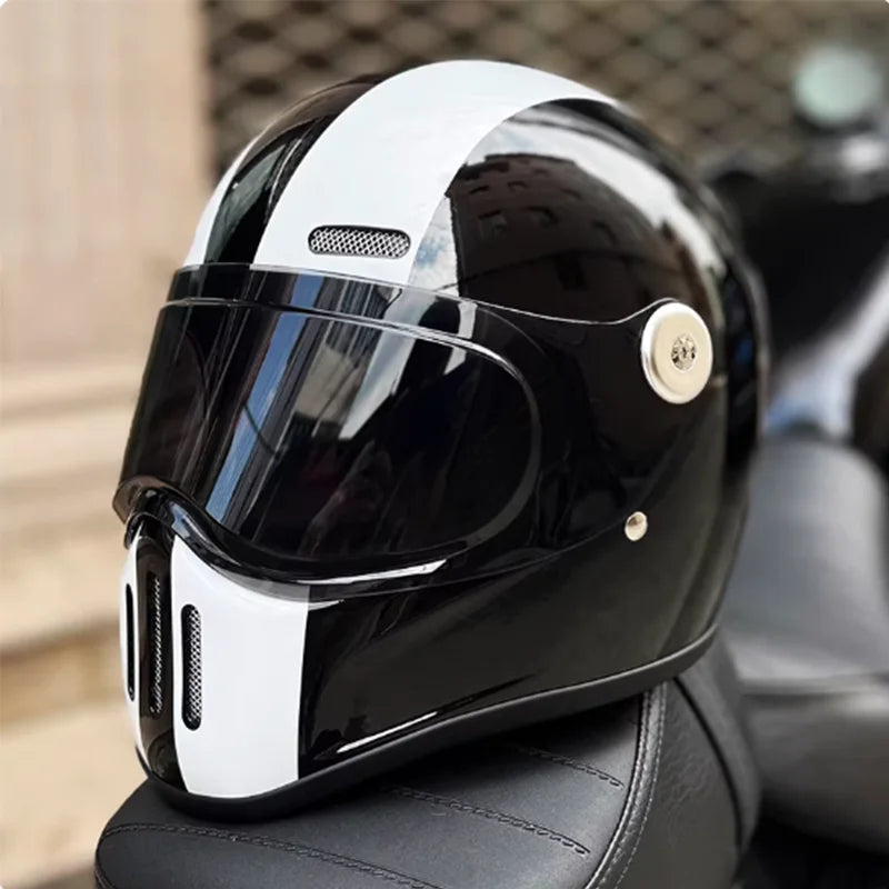 Dual Visor Full Face Motorcycle Helmet | ECE DOT Approved Design