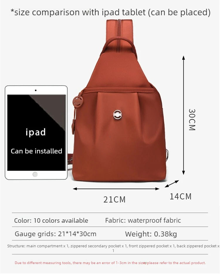 Large-Capacity Crossbody Chest Bag | Versatile Portable Backpack