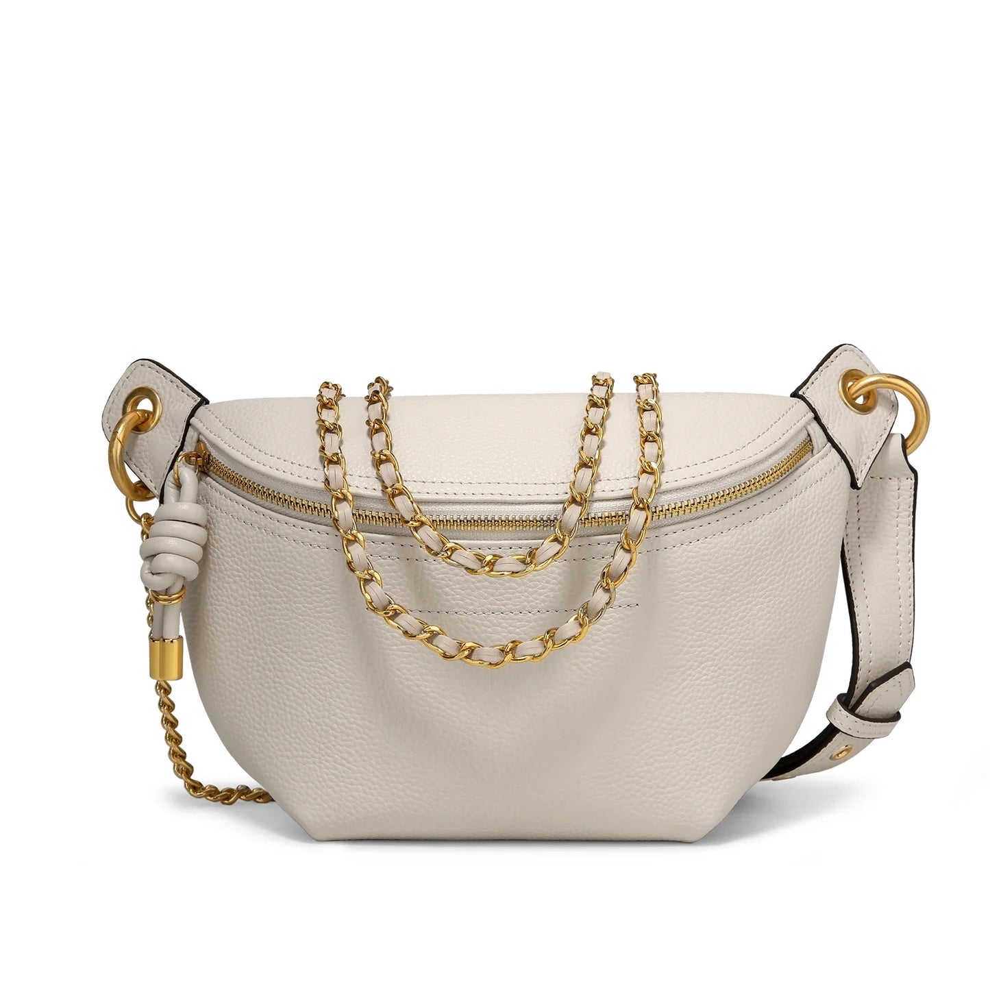 Stylish Women's Genuine Leather Waist Pack | Trendy Belt Bag