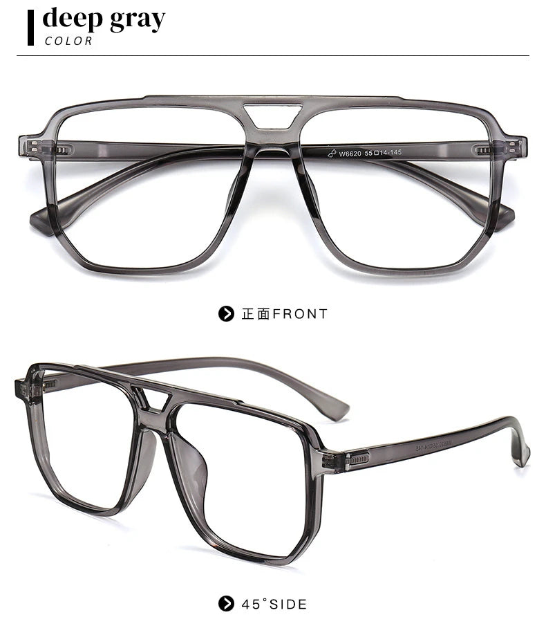 Myopia Eyeglasses with Anti Blue Light & Photochromic Lenses