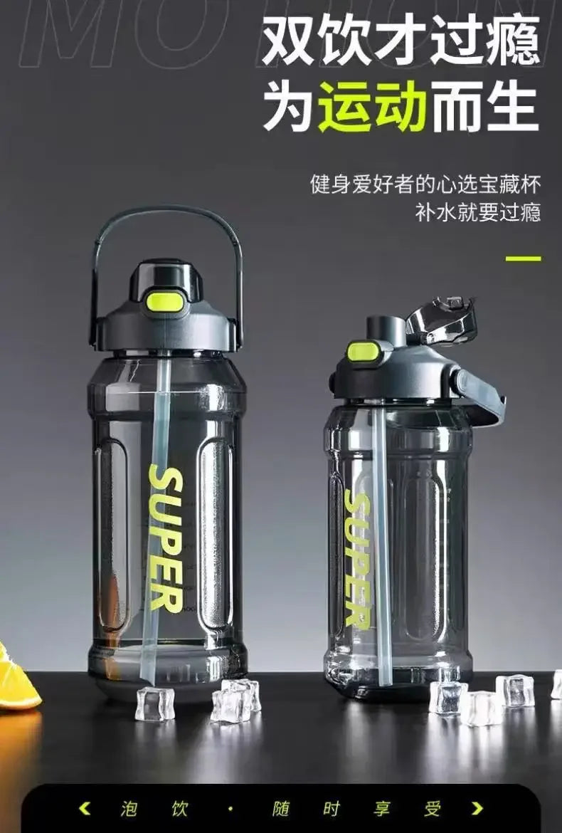 Large Capacity Leakproof Sports Water Bottle for Fitness & Travel