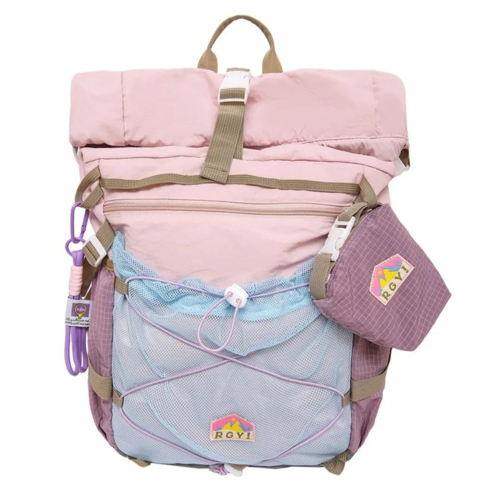 Waterproof Color-Blocked Large-Capacity Outdoor Backpack