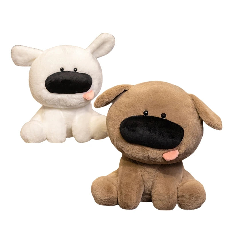 Big Nose Puppy Plush Toy Sitting Dog Stuffed Animal Cute Cartoon Birthday Gift