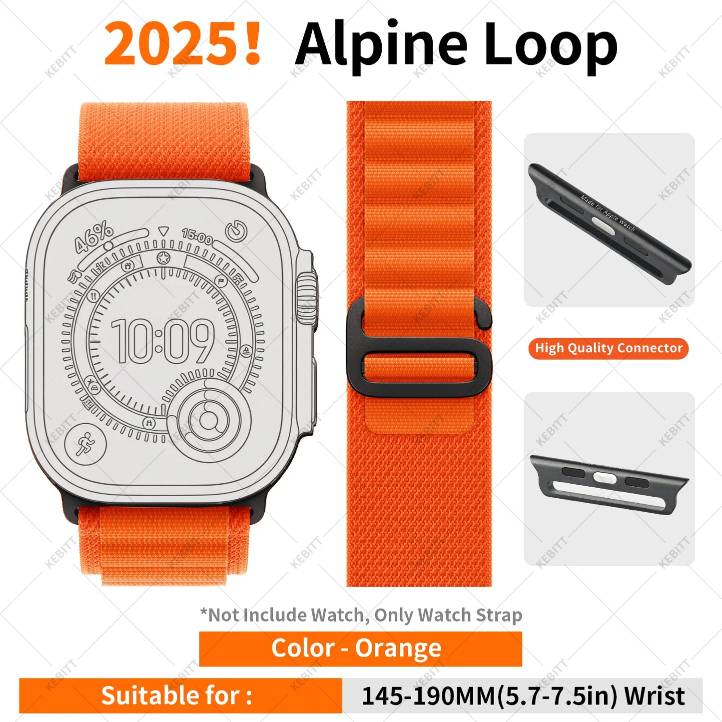 High-Quality Nylon Strap Alpine Loop for Smartwatch | Comfort & Style