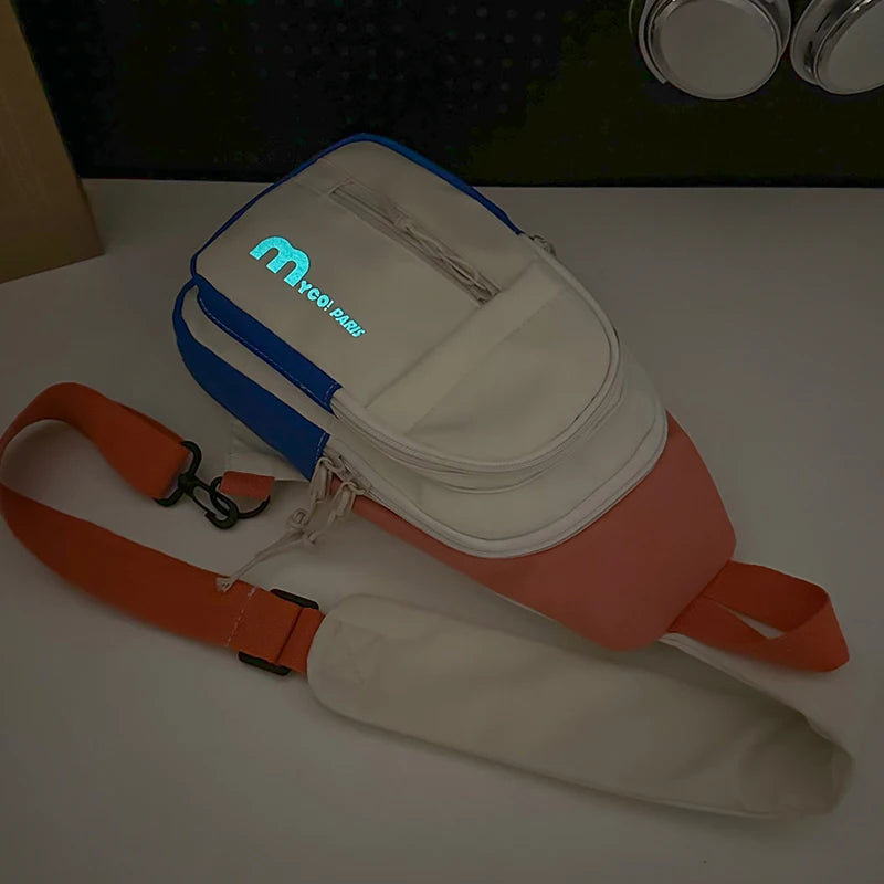 Trendy Waterproof Crossbody Bag | Unisex Sports Style Design