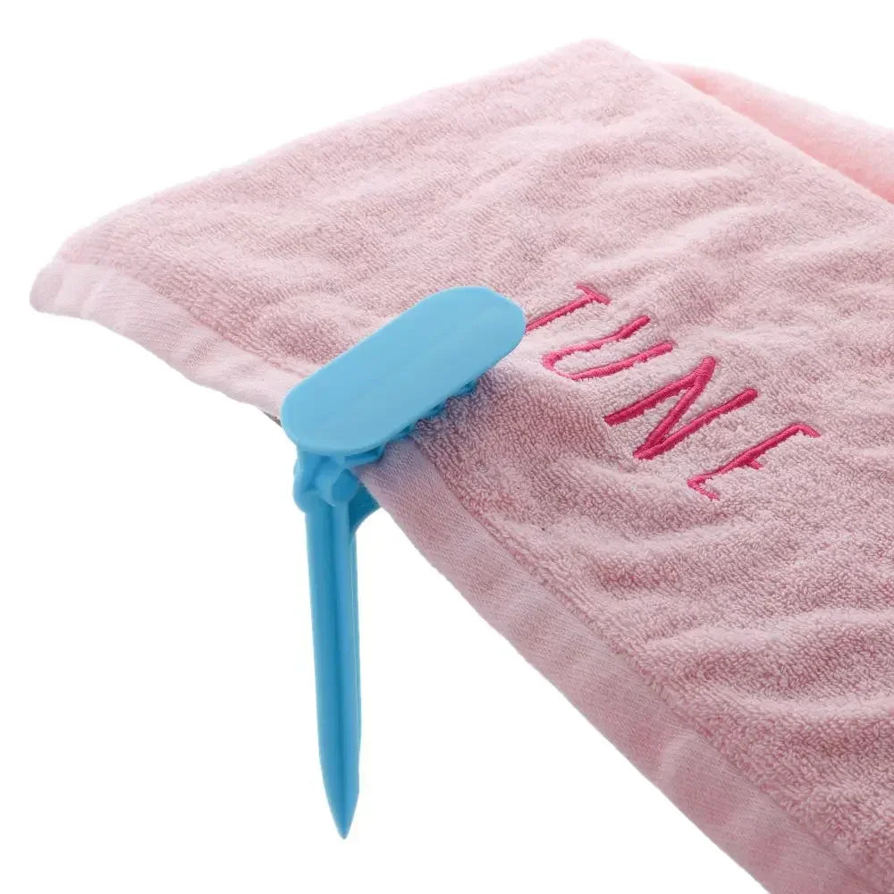 4Pcs Beach Towel Clips | Essential Camping & Outdoor Accessories