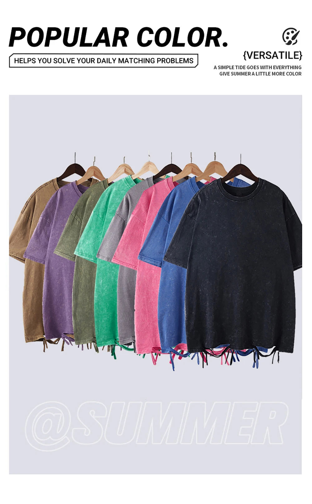 Unisex Retro Loose Fit Summer T-Shirt | Soft Cotton O-Neck Tee