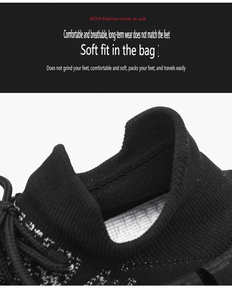 Men's Casual Breathable Mesh Shoes | Non-slip Thick Sole Comfort