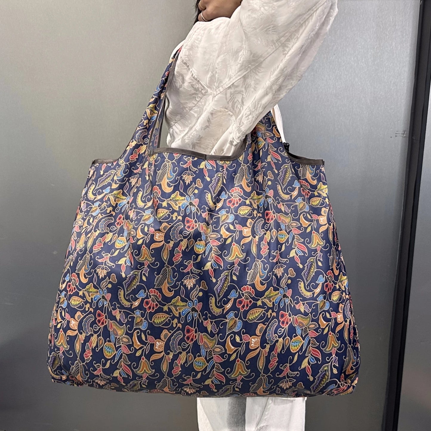 Bolso de Hombro de Gran Capacidad | Bandolera Ligera y Plegable