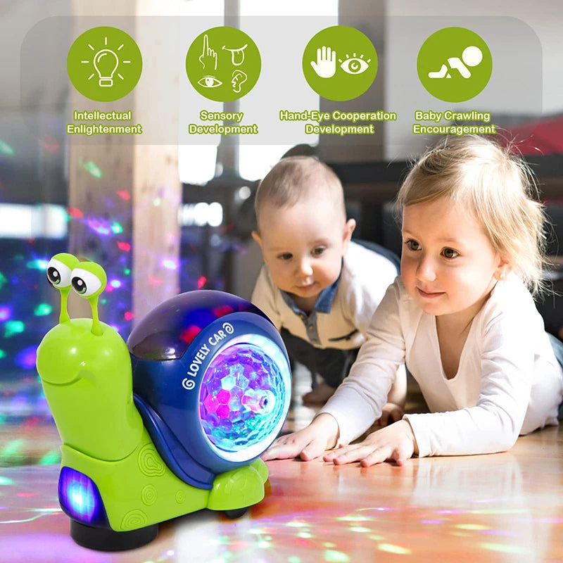 Interactive Musical Crawling Crab Toy for Baby Development