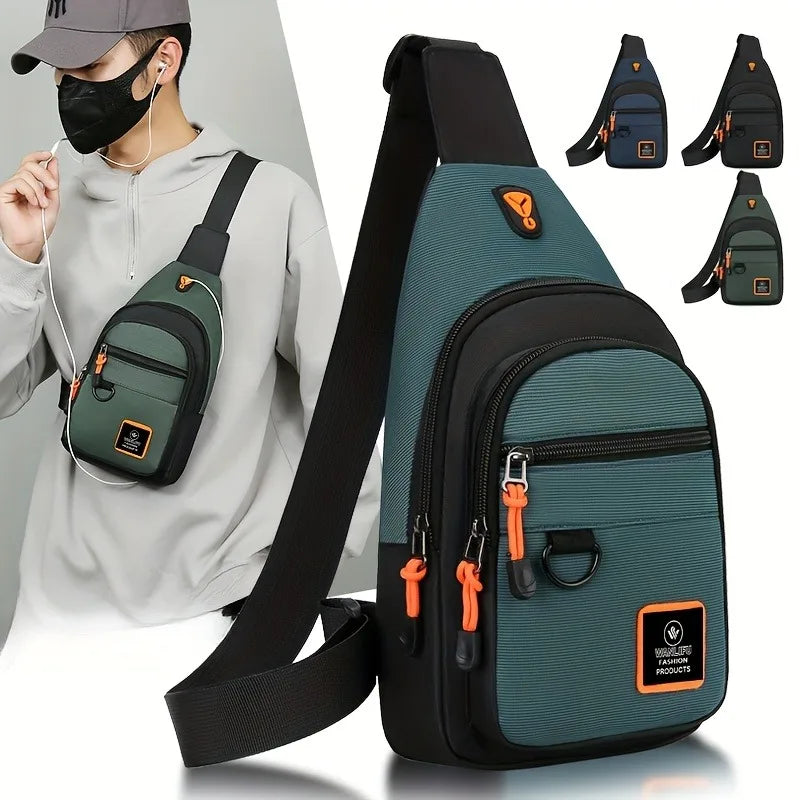 Men's Waterproof Outdoor Hiking & Travel Shoulder Bag