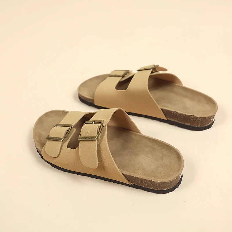 Women's Stylish Flat Beach Sandals | Comfortable Outdoor Slippers