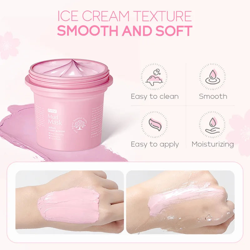 Sakura Mud Face Mask | Deep Clean Blackhead Control for Radiant Skin