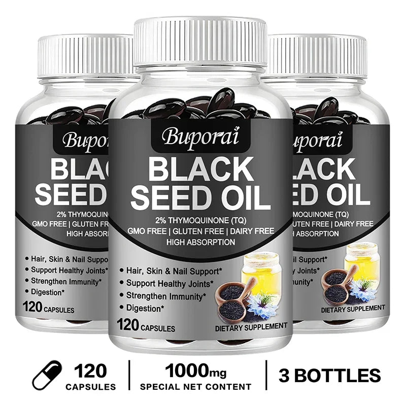 Black Seed Oil Capsules | Natural Immune, Joint & Skin Support