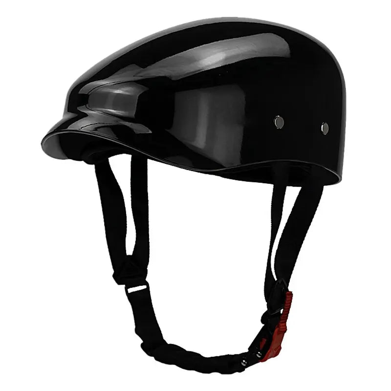Retro Vintage Half Face Motorcycle Helmet for Men and Women
