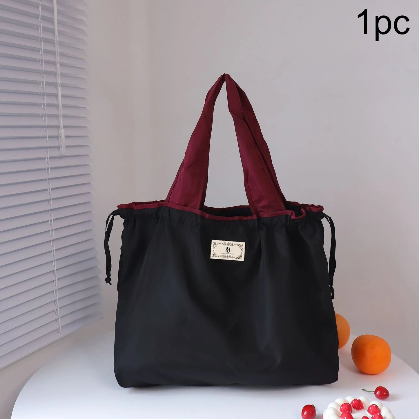 Foldable Large-Capacity Tote Bag | Stylish Grocery and Travel Companion