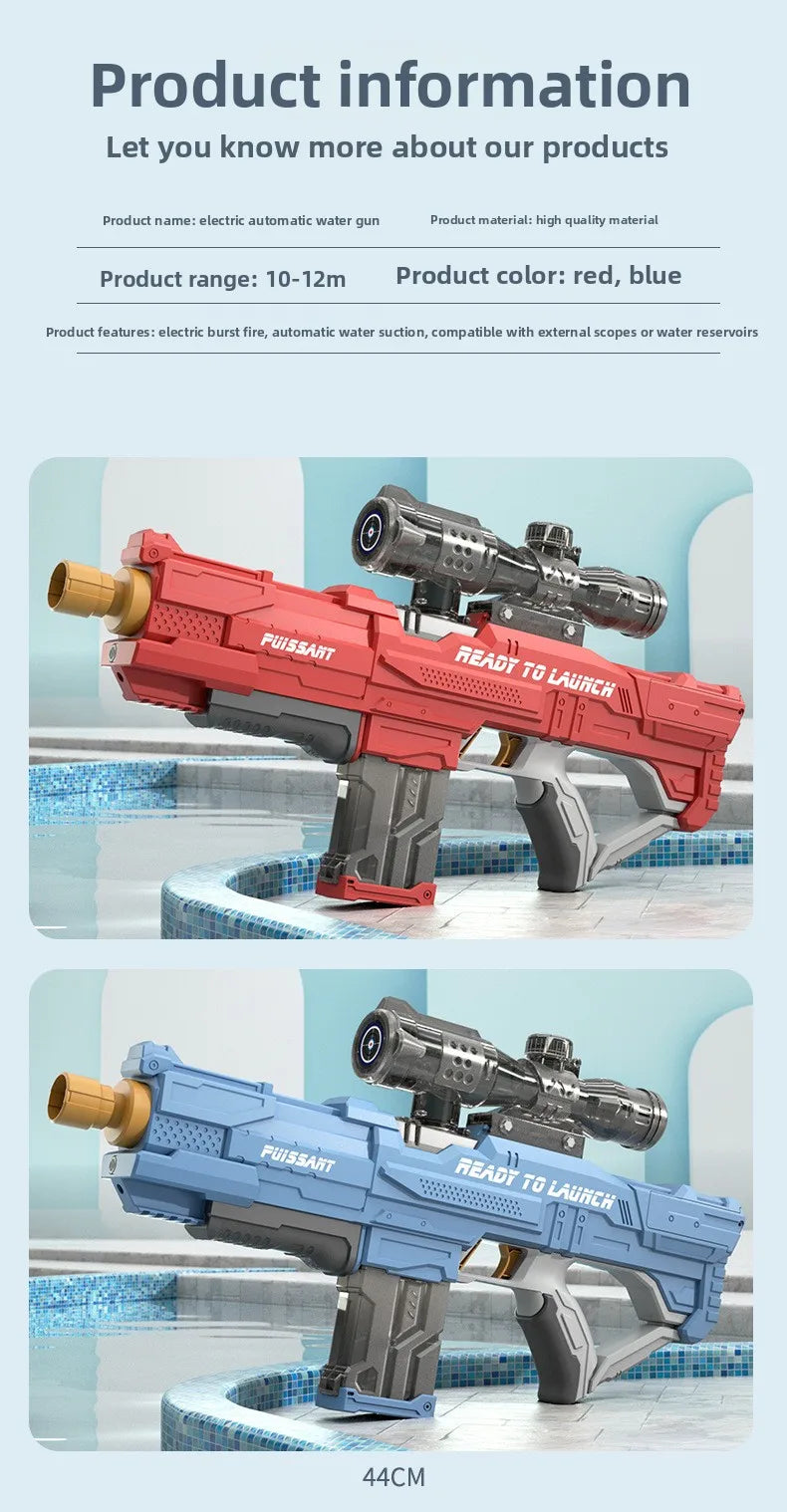 Electric High-Pressure Water Gun | Fun Water Play for All Ages