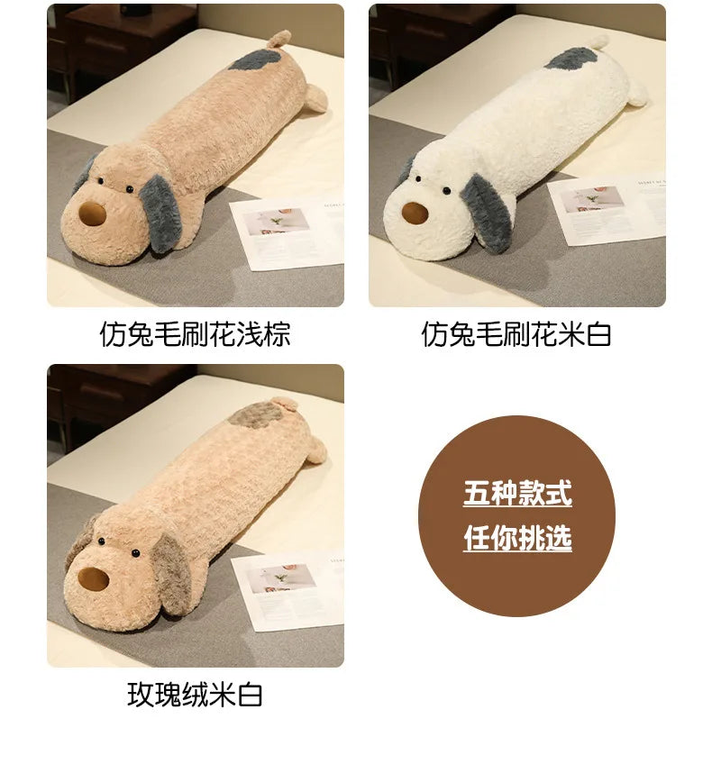 Cute Long-Haired Dog Plush Toy | Adorable Stuffed Animal Pillow