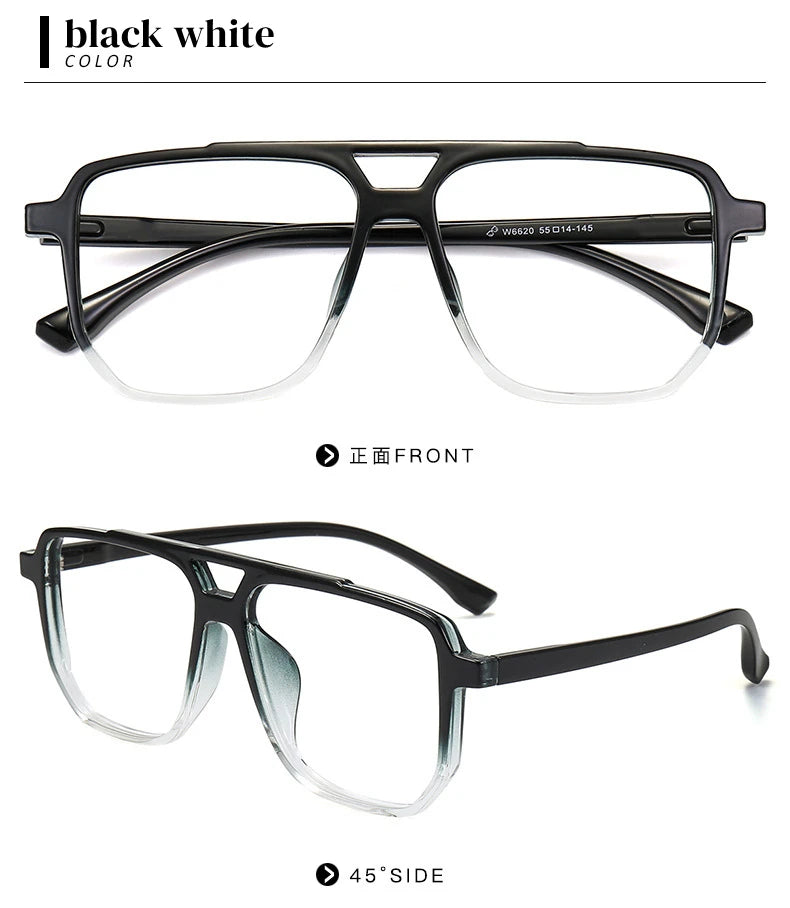 Myopia Eyeglasses with Anti Blue Light & Photochromic Lenses