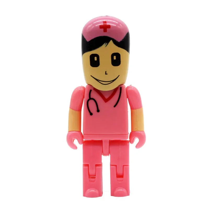 Mini Cartoon Doctor USB Flash Drive | Fun & Functional Storage