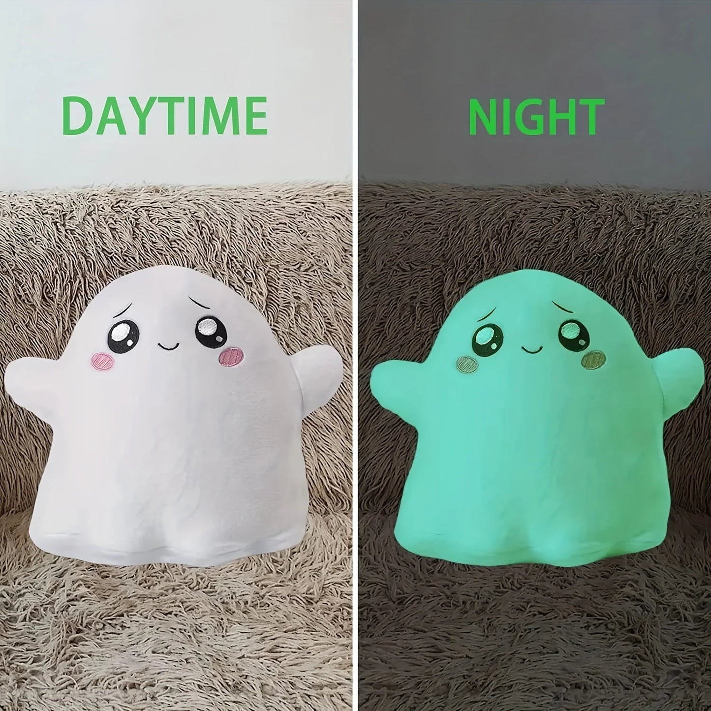 Ghost Doll Glow in The Dark Plush Toy | Super Soft Halloween Gift
