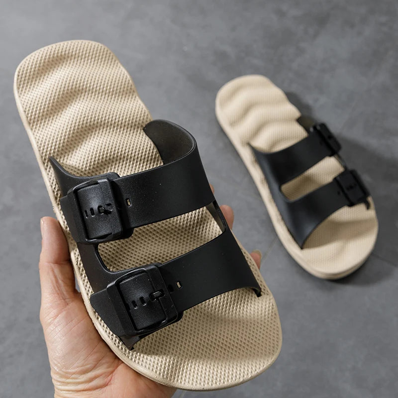 Comfortable Adjustable Men's Summer Slippers | Lightweight Beach Sandals