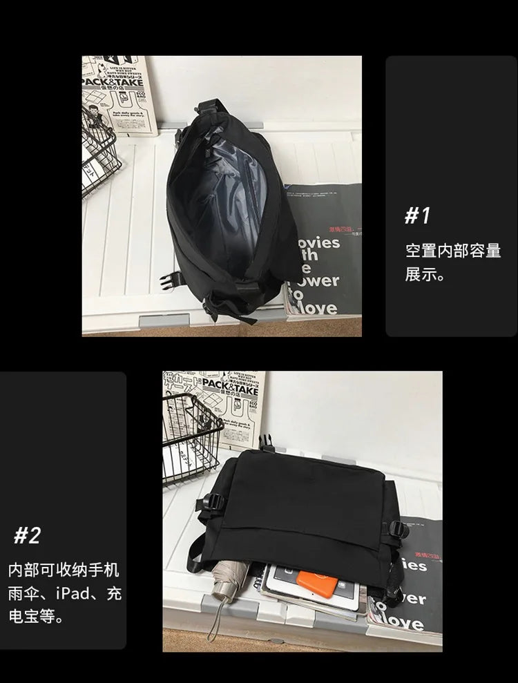 Versatile Canvas Crossbody Bags for Men & Women | Fashionable & Spacious