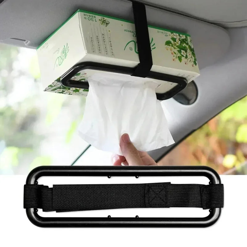 Versatile Car Paper Towel Holder | Convenient Visor Tissue Box