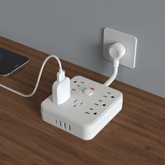 11-in-1 Power Strip | Multi-Plug Extender with USB Ports