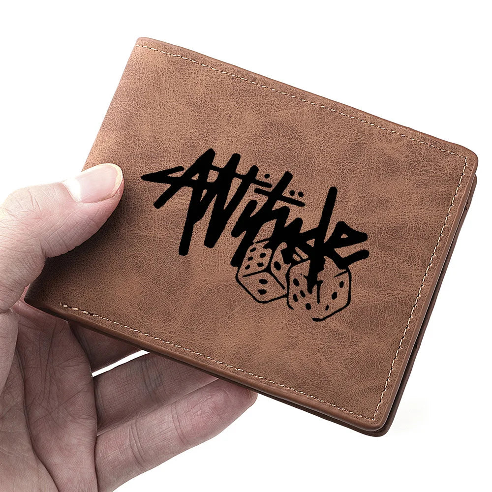 Men's Mini Short Wallet with Multi-Card Slots | Casual Double Fold Design