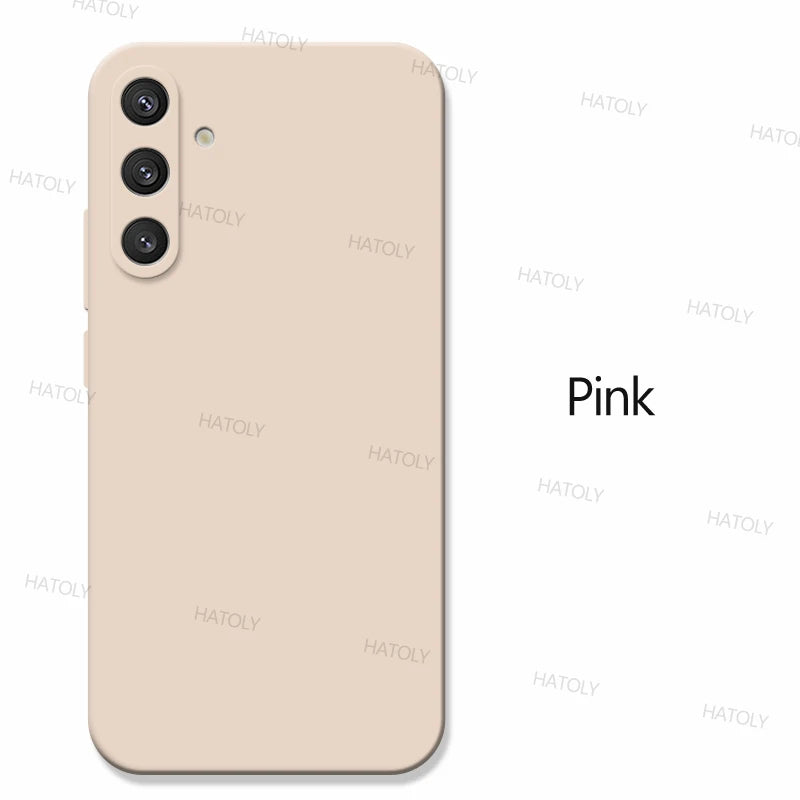 Shockproof TPU Liquid Silicone Phone Cover for Galaxy A Series