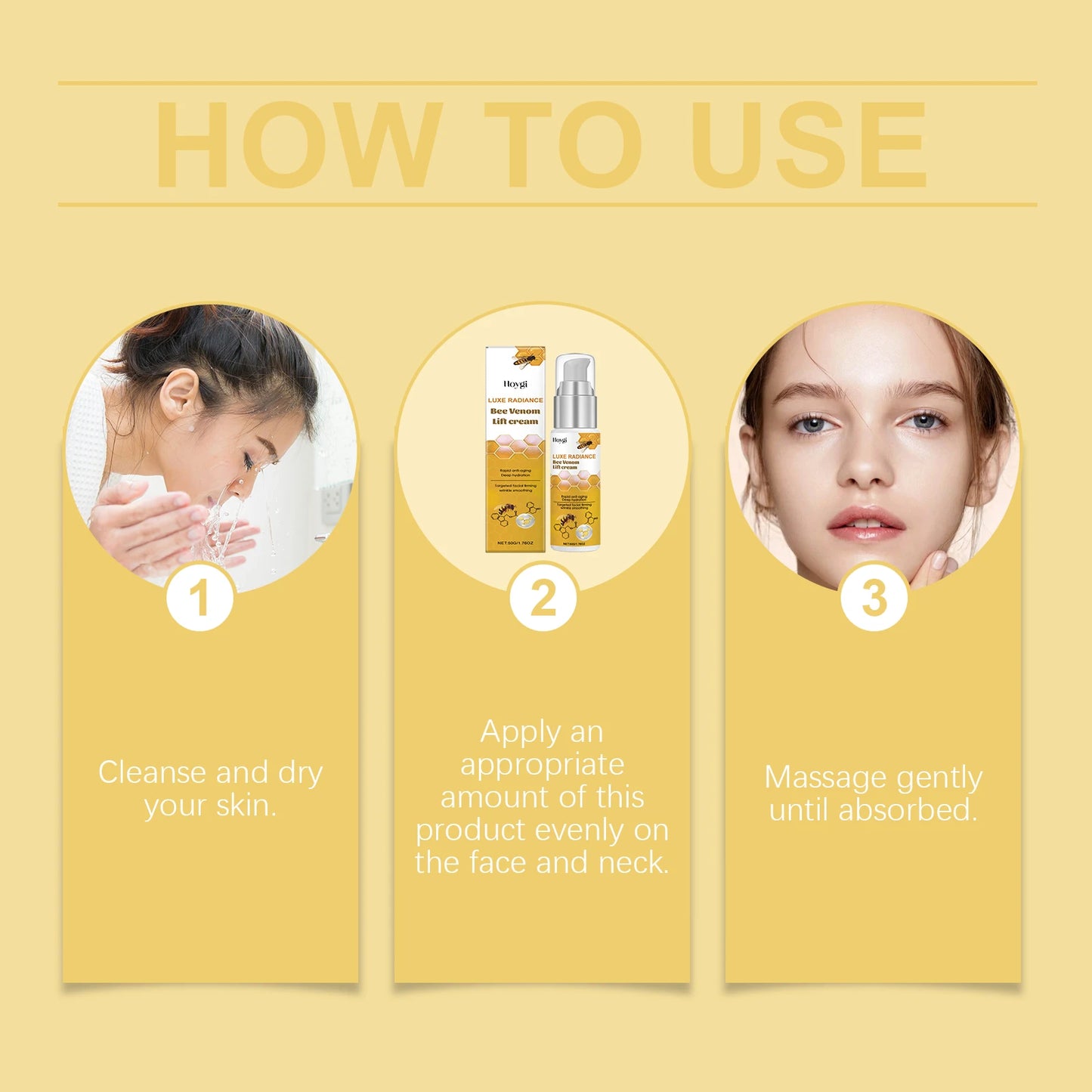 Bee Venom Cream for Anti-Aging | Firming & Nourishing Moisturizer