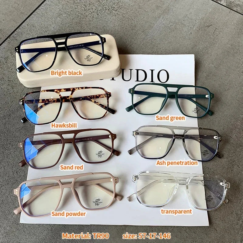 Retro Anti-Blue Light Glasses | Stylish Unisex Eye Protection