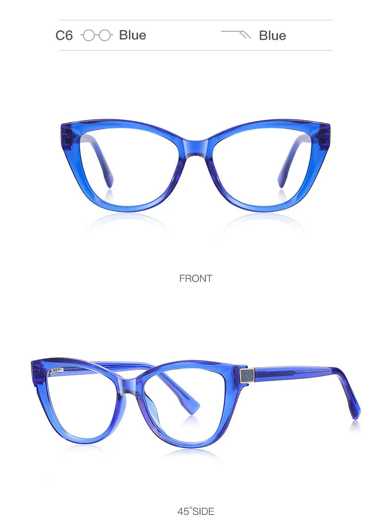 Stylish Cat's Eye Women's Anti-Blue Light Reading Glasses