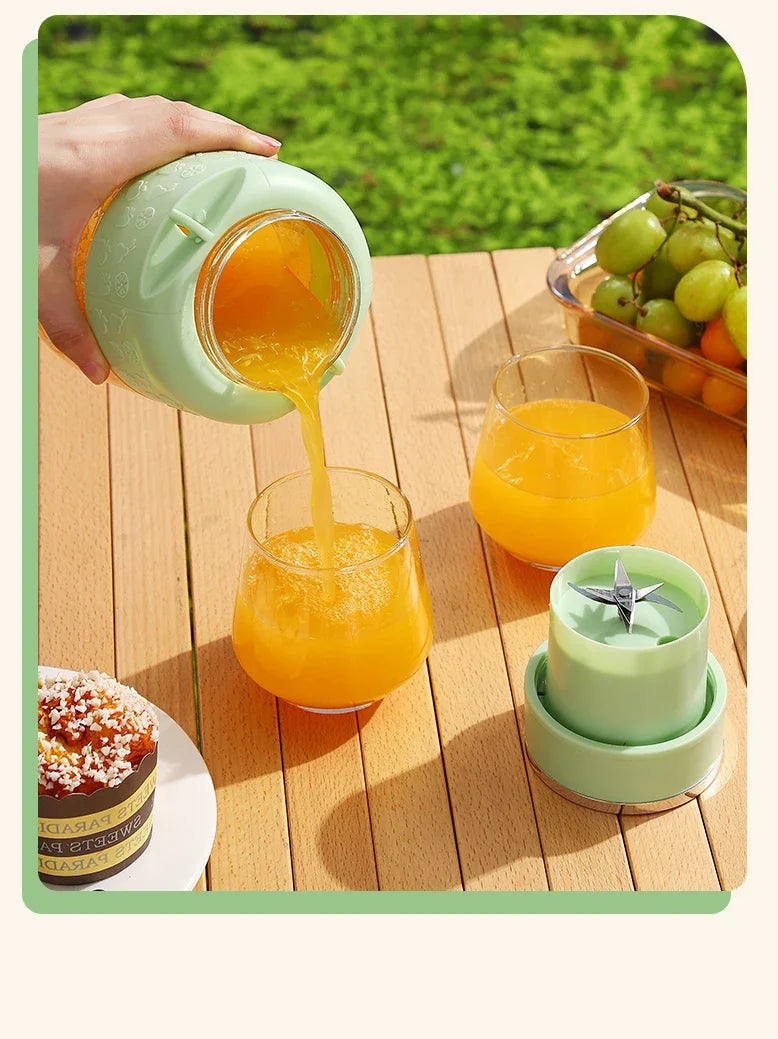 Wireless Portable Juicing Bucket | 800ml Fresh Fruit Juicer