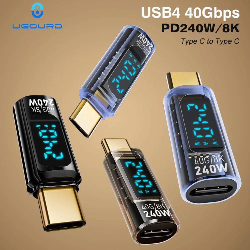 High-Speed USB4 Type C Adapter | 40Gbps Thunderbolt Connector