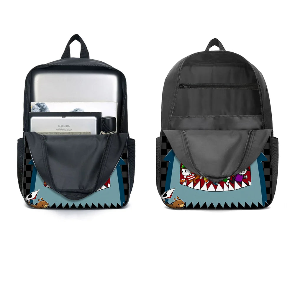 3pcs Cartoon Birds Print Backpack | Lightweight School & Travel Bags