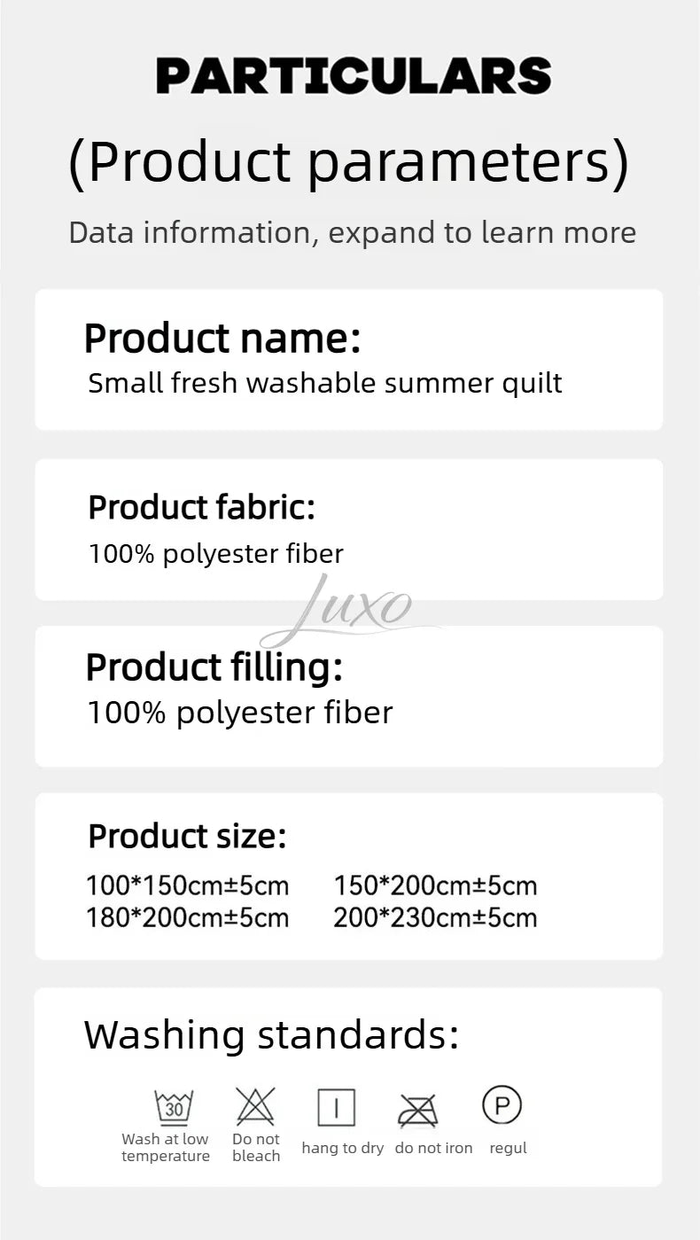 Lightweight Breathable Cooling Summer Quilt | Soft Duvet Comforter