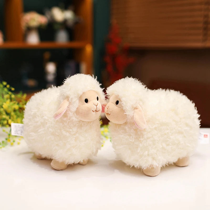 Soft Cotton Candy Plush Sheep Toys | Adorable Stuffed Alpaca Dolls