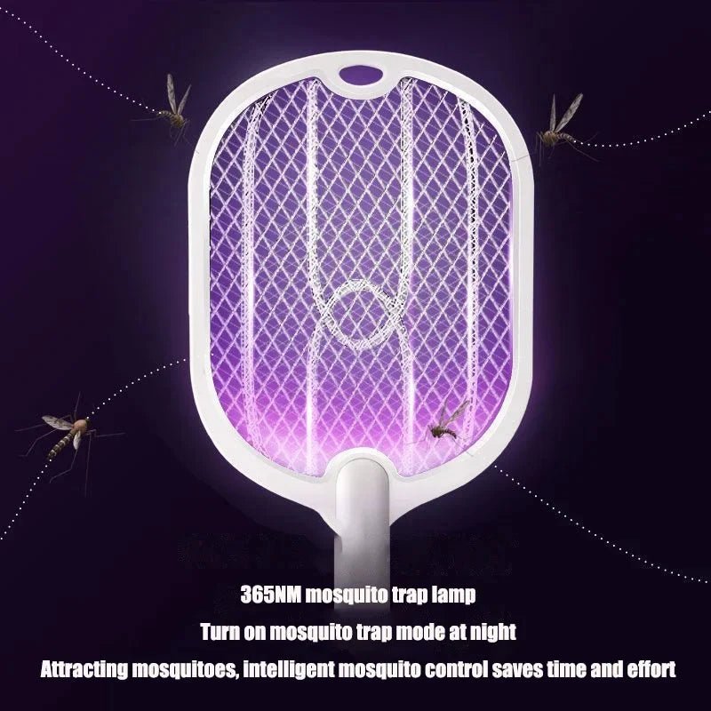 3000V Electric Mosquito Swatter with USB Charging | Pest Control