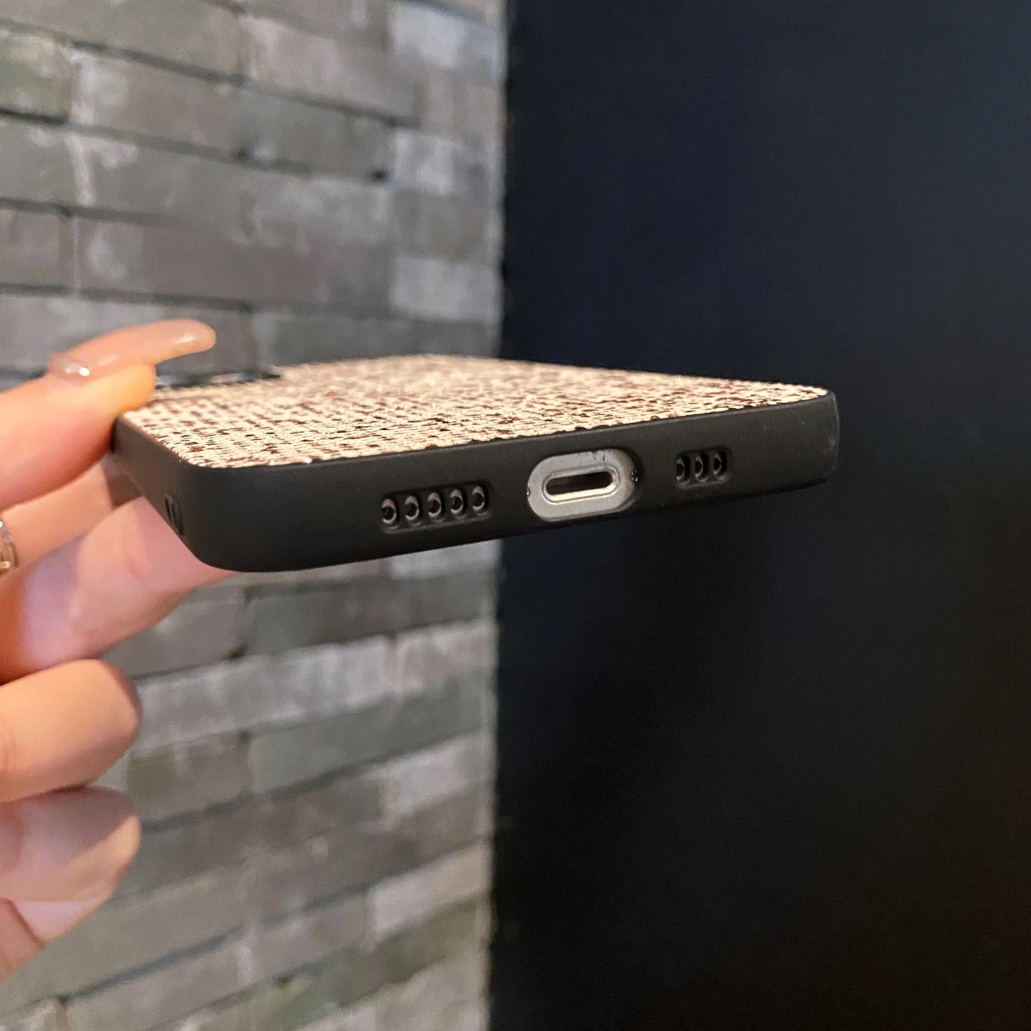 Elegante funda de TPU con patrón de cuadrícula brillante para dispositivos Samsung Galaxy